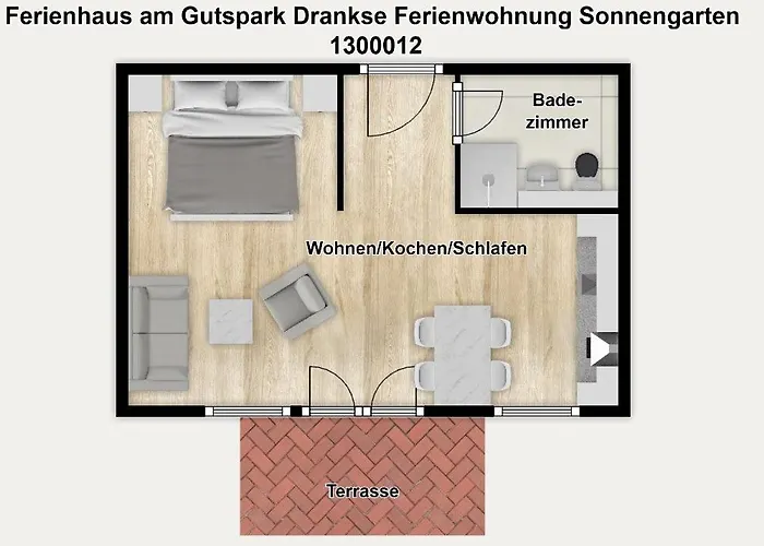 Apartamento Am Gutspark Drankse Sonnengarten *